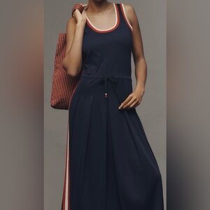 The Upside Anthropologie Maxi Dress Navy, L